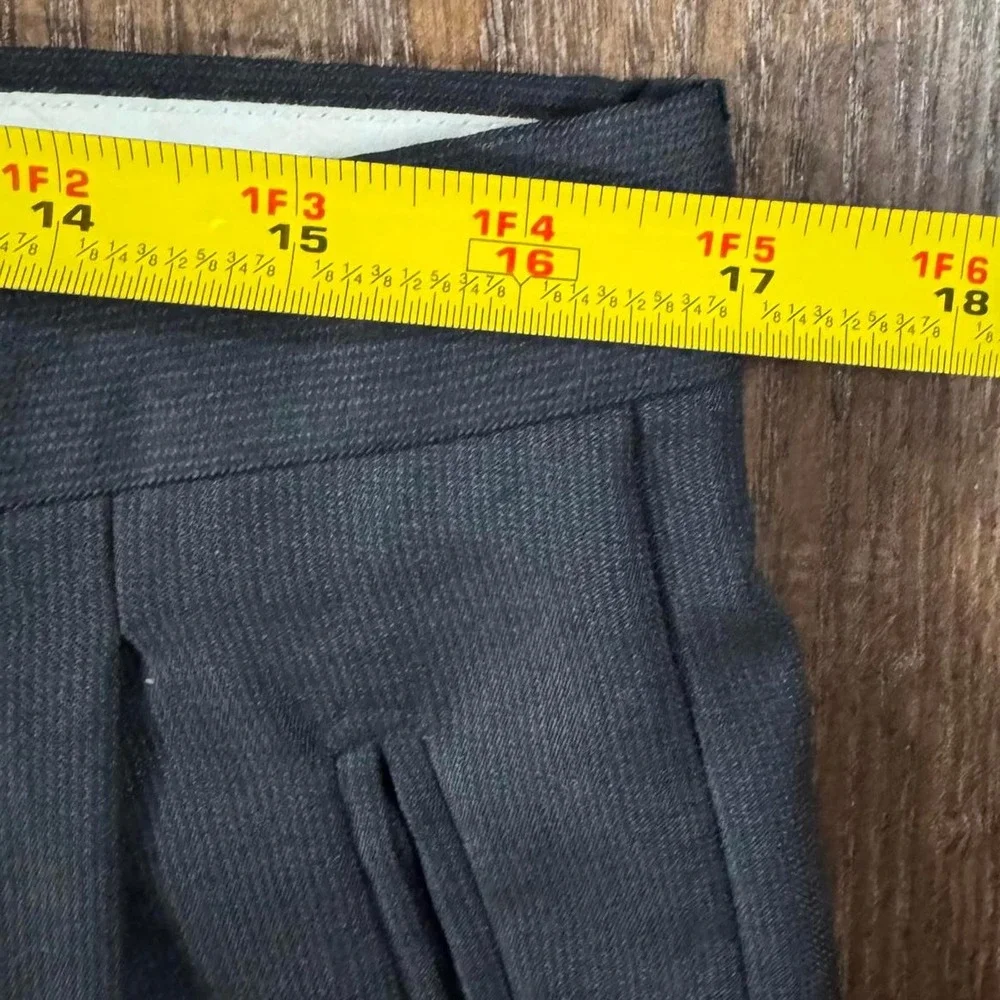 Chiavari Italian Wool Men's Trousers Rayon Lining ~34x31 Pleat Front Cuffs Pants